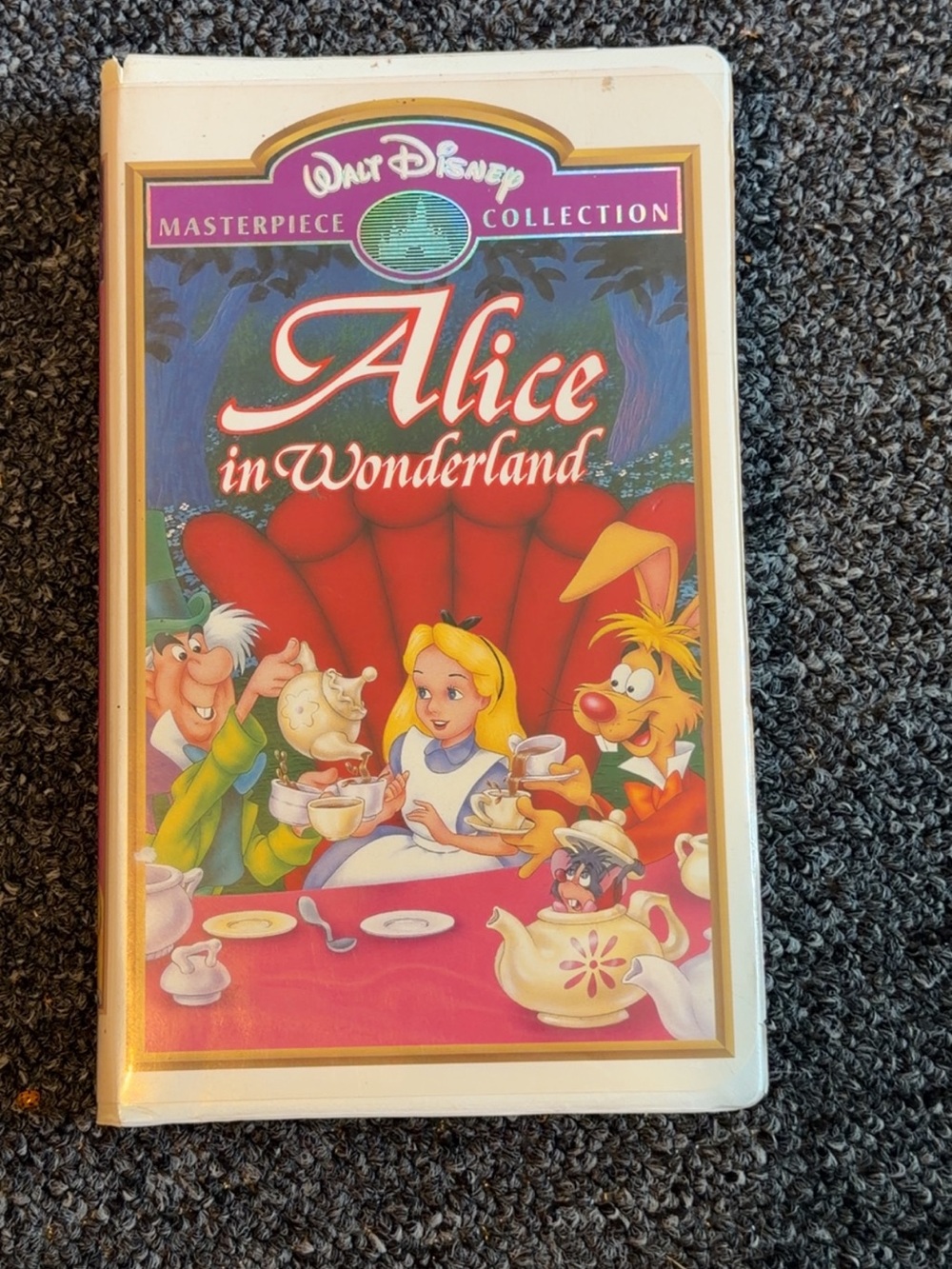 Disney Alice in Wonderland VHS — vintage vhs tape
